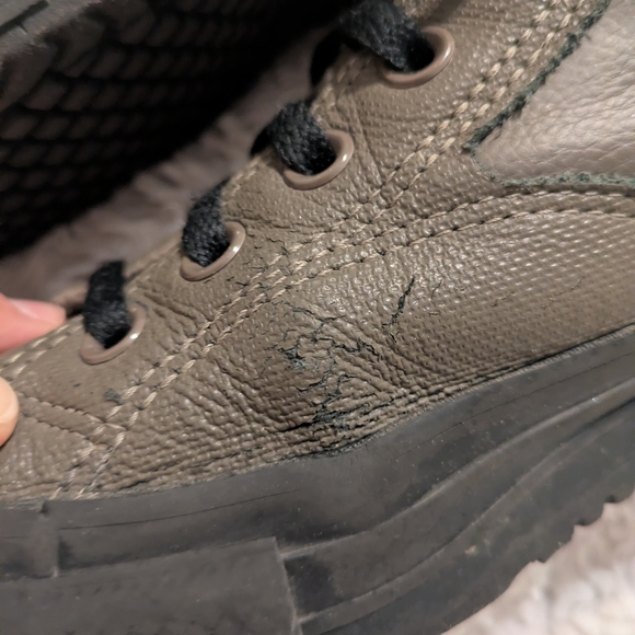 Converse Gray Leather Sneakers - Picture 7 of 10